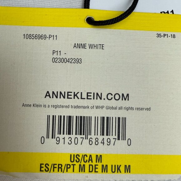 NWT Women's ANNE‎ KLEIN Harmony Knit Pleat Neck Shell Sleeveless Top | Size M - Picture 7 of 8